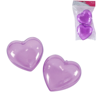 Load image into Gallery viewer, Hanger hart paars 10 cm 2 stuks | 24 stuks