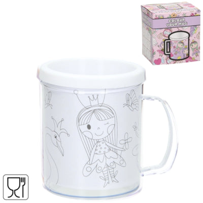 Load image into Gallery viewer, Kleur je eigen beker prinses 250 ml | 36 stuks