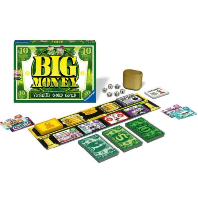 Laden Sie das Bild in Galerie -Viewer, Ravensburger big money spel groen 37 cm | 4 stuks