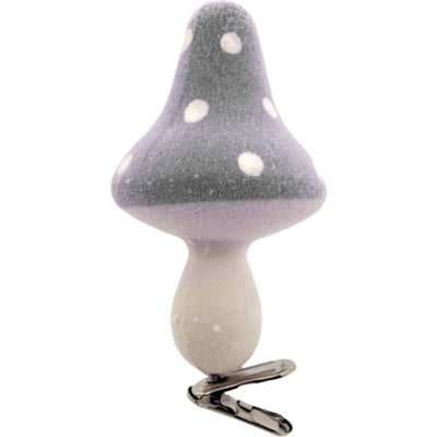 Laden Sie das Bild in Galerie -Viewer, Decoratie paddenstoelen op clip grijs 9 cm set van 6 | 12 stuks