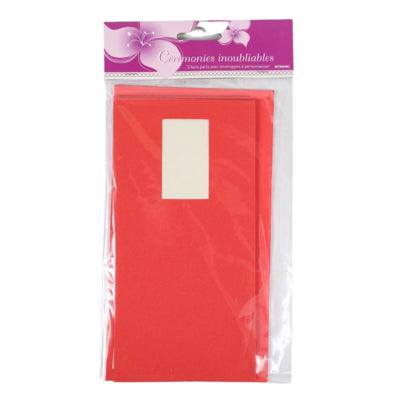 Load image into Gallery viewer, Kaarten met enveloppen rood 21 cm 5 stuks | 48 stuks