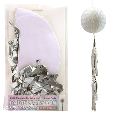 Load image into Gallery viewer, Lampion met kwast 80 cm 2 assorti | 24 stuks