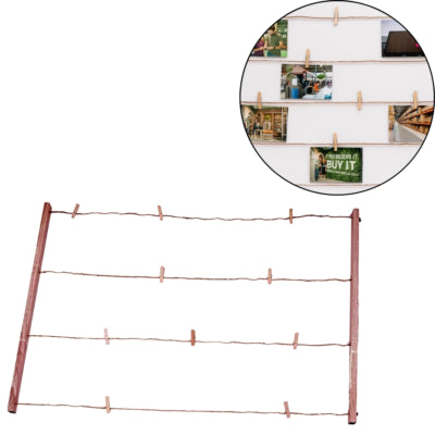 Load image into Gallery viewer, Foto frame met knijpers 70 cm | 24 stuks