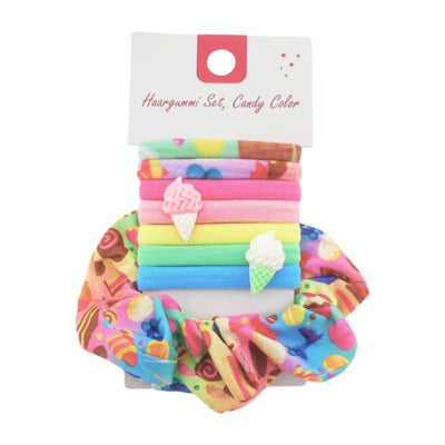 Afbeelding laden in galerijviewer, Haarelastiek candy pastel 8-delig | 36 stuks