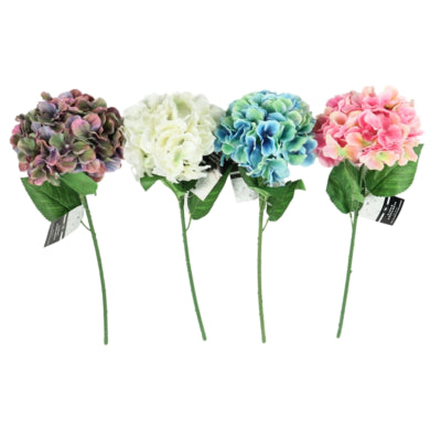 Laden Sie das Bild in Galerie -Viewer, Kunstbloem hortensia 54 cm 4 assorti | 24 stuks