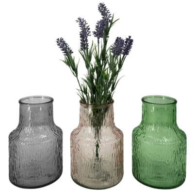 Load image into Gallery viewer, Vaas glas 20 cm 3 assorti | 12 stuks