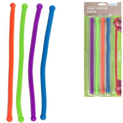 Load image into Gallery viewer, Super stretch anti-stress touw 27 cm set van 4 | 24 stuks
