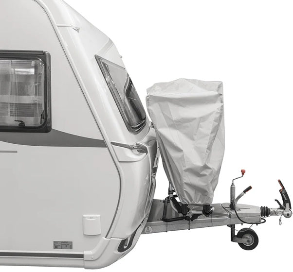 Load image into Gallery viewer, ProPlus XL Fietshoes - 210D Oxford Ripstop - Lichtgrijs - 2 fietsen - E-bikes
