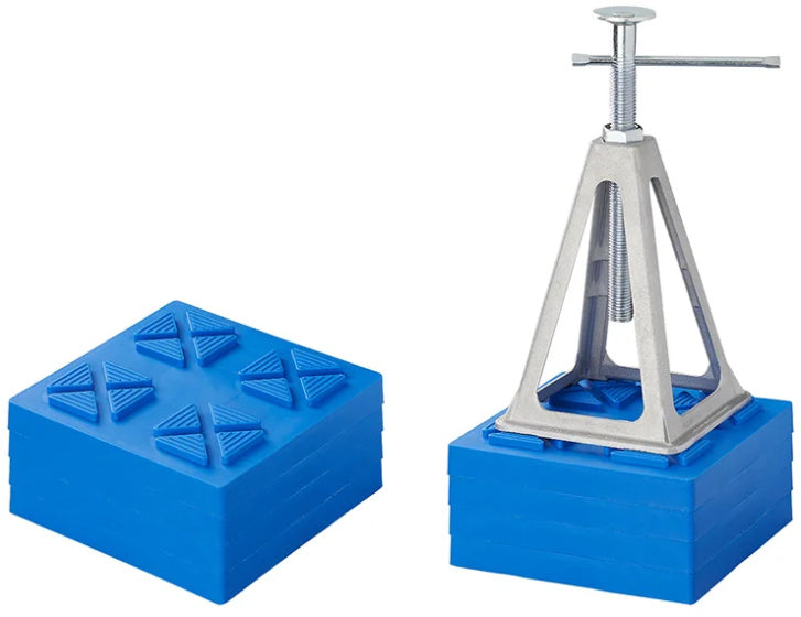 Load image into Gallery viewer, Proplus Onderlegplaten stapelbaar max. 1250 kg blauw 4 stuks