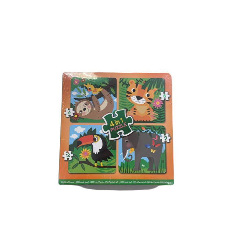 Laden Sie das Bild in Galerie -Viewer, 4-in-1 puzzel 4,6,9 en 12 stukjes