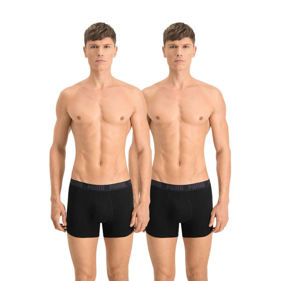 Load image into Gallery viewer, Puma Basic Boxershort Heren (Pack of 2) Zwart maat XL