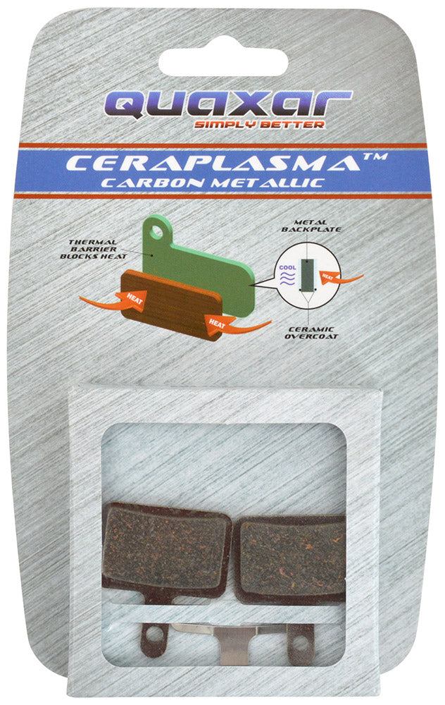 Laden Sie das Bild in Galerie -Viewer, Quaxar shimano b01s tektro p20.11 semi-metallic disc brake pads