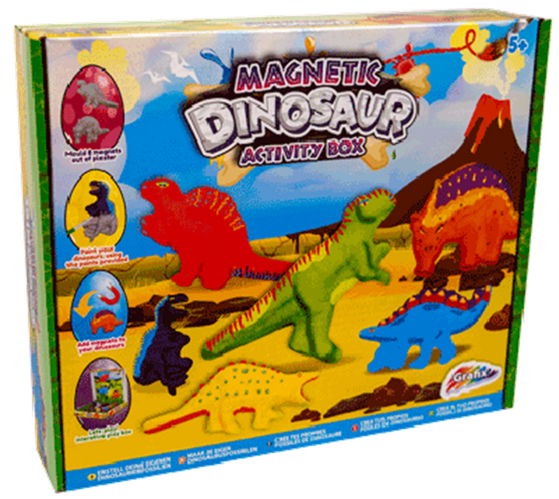 Load image into Gallery viewer, Grafix magnetische dino activity box