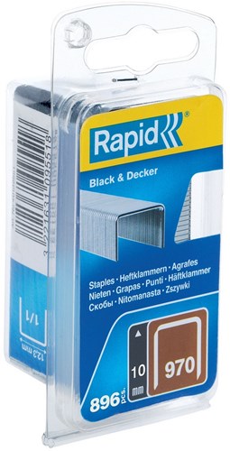 Afbeelding laden in galerijviewer, Rapid nr. 970 vlakdraadnieten 10 mm, 900 stuks - 40109551 - 40109551