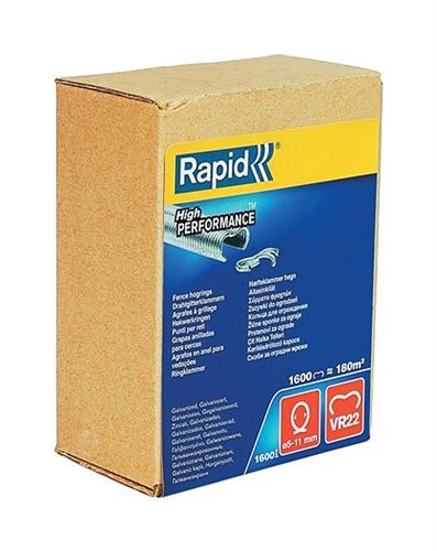 Load image into Gallery viewer, Rapid vr22 hekwerk hogringen, 1.600 stuks - 40108810 - 40108810