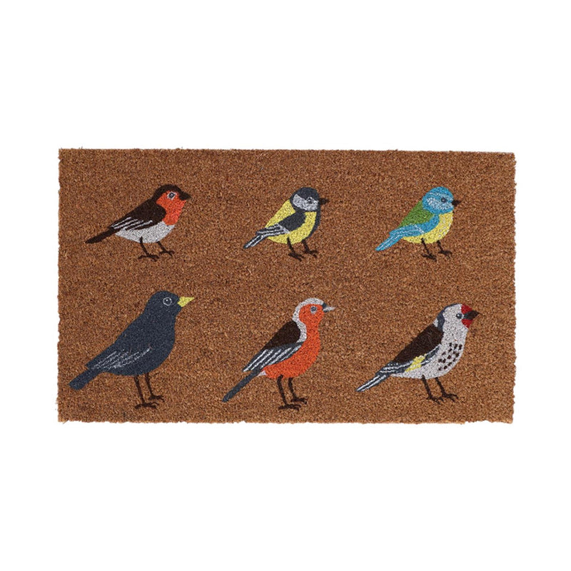 Cargue la imagen en el visor de la galería, Esschert design deurmat kokos vogels l 75,0x45,0x1,7 cm