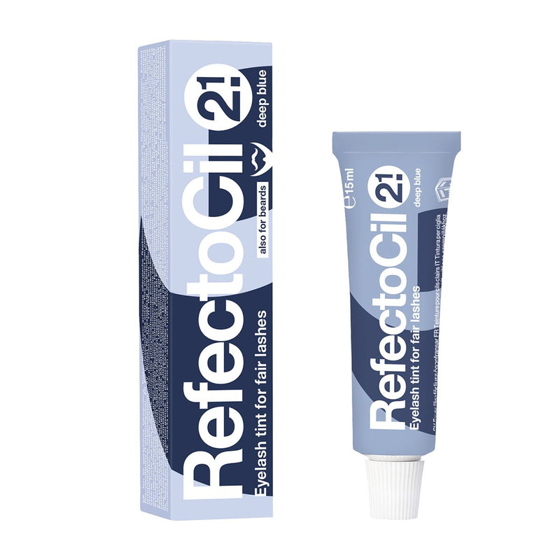 Afbeelding laden in galerijviewer, Refectocil wimperverf diep blauw nr. 2.1 15ml