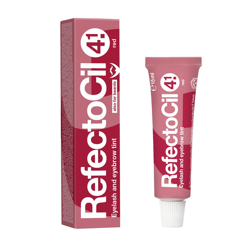 Afbeelding laden in galerijviewer, Refectocil wimperverf rood nr. 4.1 15ml