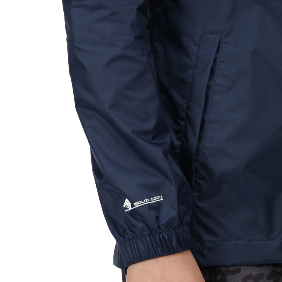 Load image into Gallery viewer, Regatta Pack-It III regenjack dames donkerblauw maat XS
