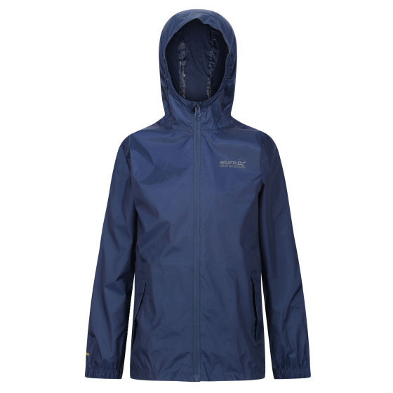 Load image into Gallery viewer, Regatta Pack It III regenjas jongens donkerblauw maat 11-12 jaar