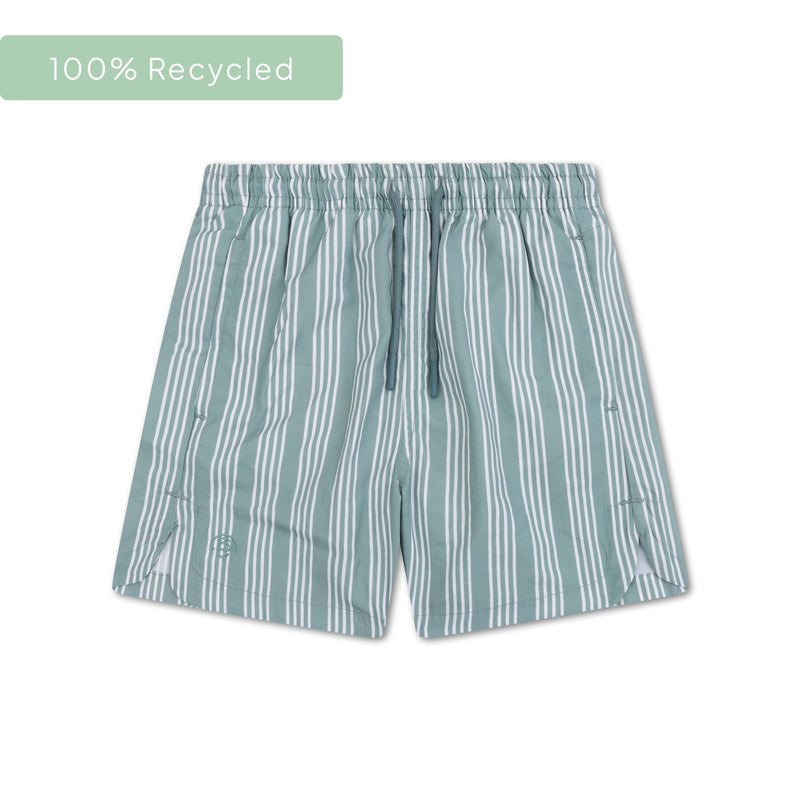 Laden Sie das Bild in Galerie -Viewer, Resort stripe | groene uv zwembroek jongens