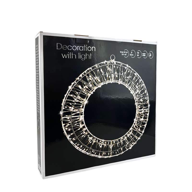 Laden Sie das Bild in Galerie -Viewer, Ring led wit 720 leds ø50cm
