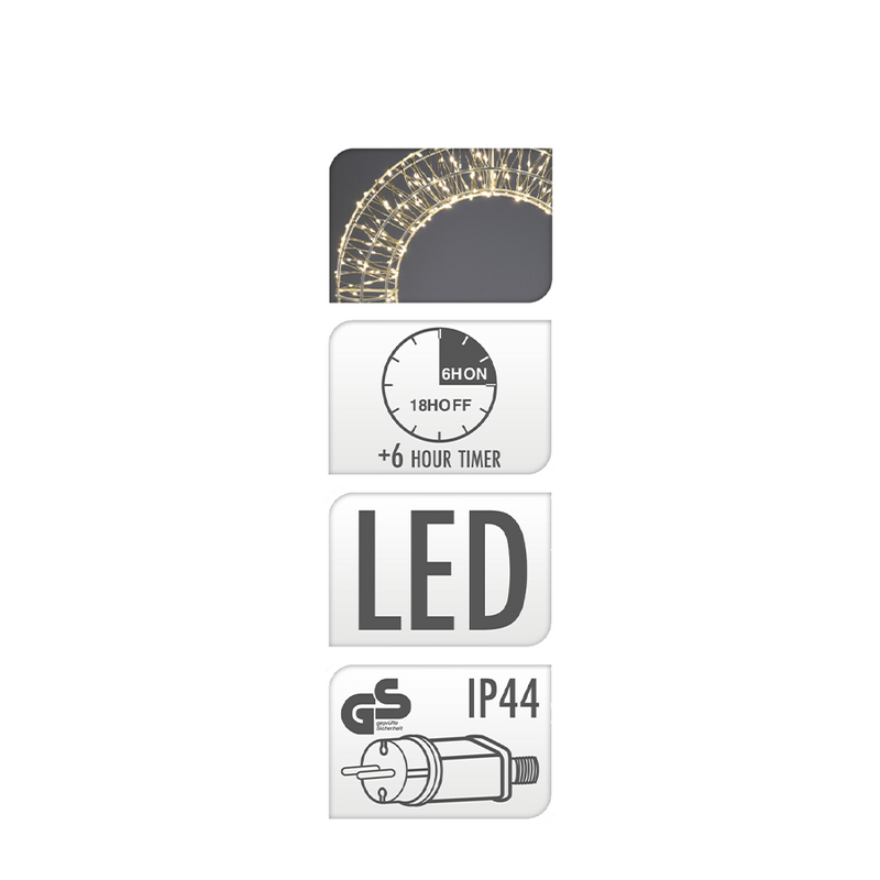 Laden Sie das Bild in Galerie -Viewer, Ring led wit 720 leds ø50cm