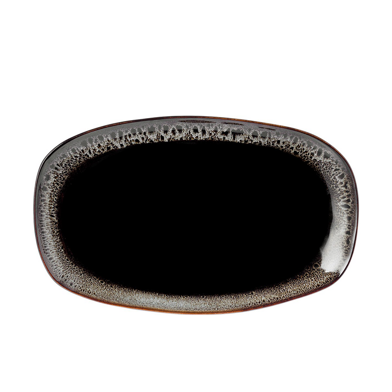 Laden Sie das Bild in Galerie -Viewer, Riverdale schaal onyx zwart 30,5x19cm