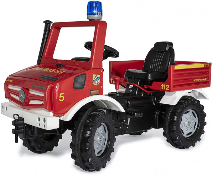 Load image into Gallery viewer, Rolly toys Trapvoertuig RollyUnimog Fire 118 x 81 x 54 rood