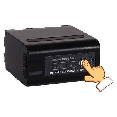 Load image into Gallery viewer, Rolux Smart Accu YC-F971 47,5Wh 7,2V 6600mAh