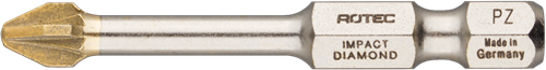 Chargez l'image dans la visionneuse de la galerie, Rotec impact schroefbit pz 2 | l=50 | e6.3 | diamond | 2 stuks - 817.13022