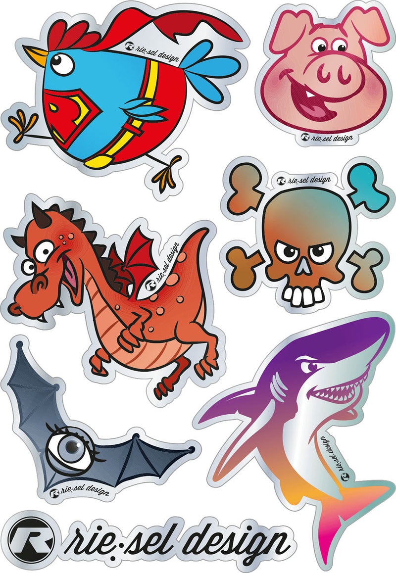 Laden Sie das Bild in Galerie -Viewer, Rie:sel design re:flex kids - reflective stickers