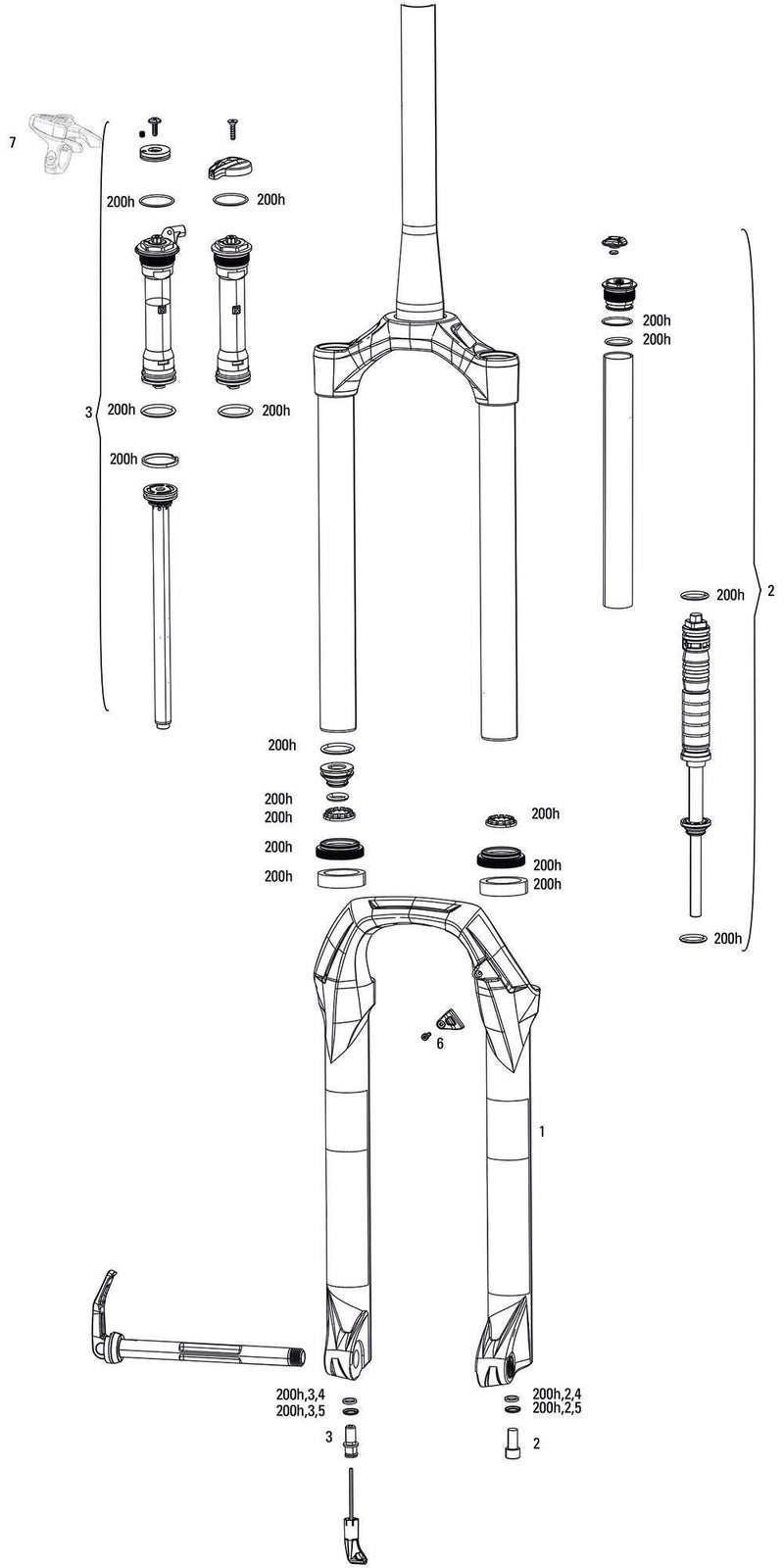 Load image into Gallery viewer, Rockshox verende voorvork judy gold rl susp.fork rs judy gold rl 120mm black