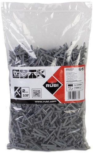Afbeelding laden in galerijviewer, Rubi t-stukjes | 2 mm | 1000 stuks - 02864