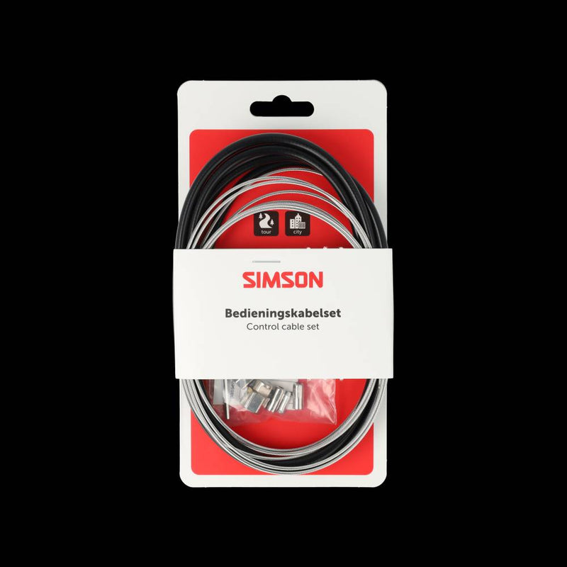 ギャラリービューアに画像をロードする, Simson remkabelset compleet rvs shim. nexus rollerbr. zwart