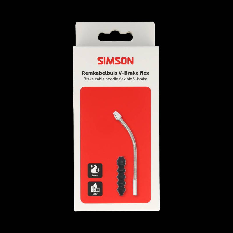 Chargez l'image dans la visionneuse de la galerie, Simson remkabelbuis v-brake flexibel incl. rubber