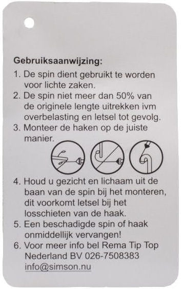 Load image into Gallery viewer, spinbinder 4-armig 60 cm zwart