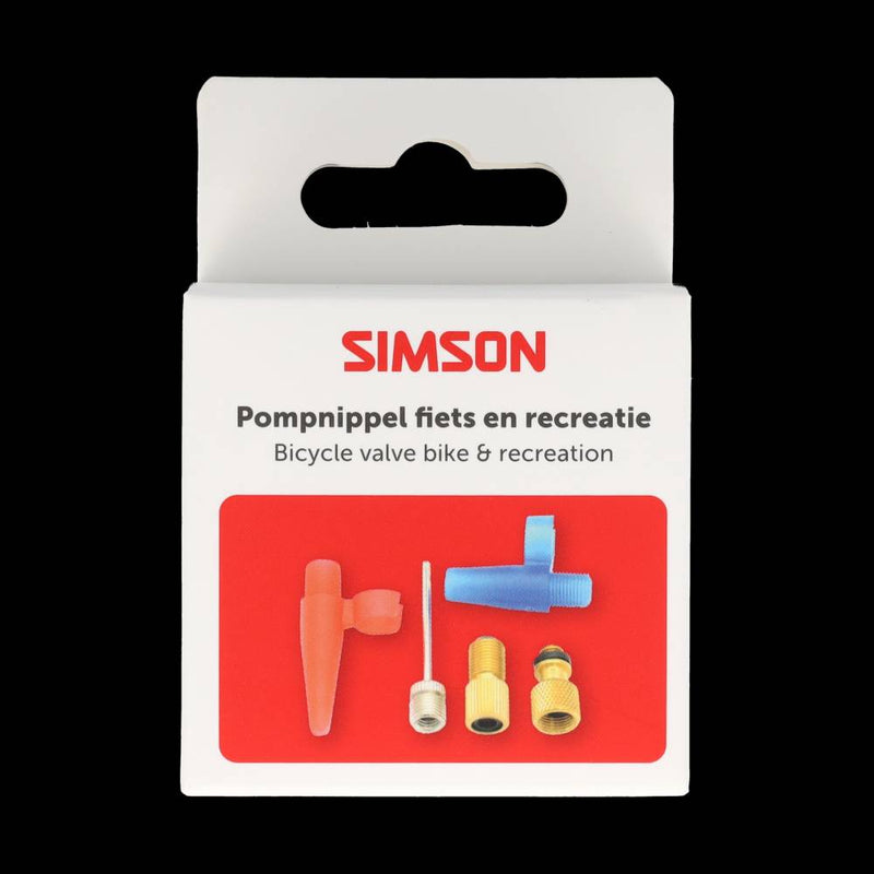 Afbeelding laden in galerijviewer, Simson pompnippel assortiment fiets en recreatie 5-delig
