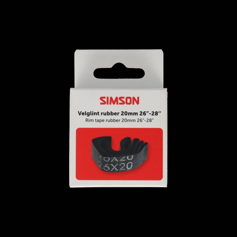 Afbeelding laden in galerijviewer, Simson velglint 26-28 20mm breed - zwart