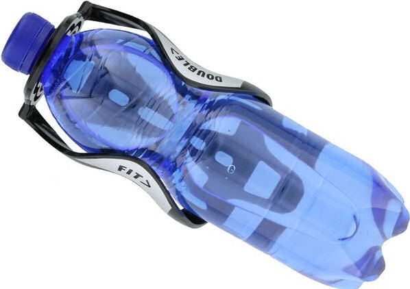 Load image into Gallery viewer, Simson Bidonhouder Double Fit bidon-fles glans zwart kaart