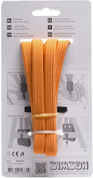 Load image into Gallery viewer, Snelbinder Trio Simson met 3 binders 61 cm - oranje