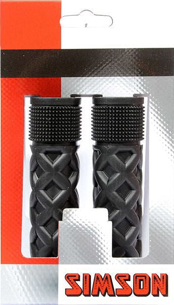 Load image into Gallery viewer, Simson Kinderfiets Handvatten Zwart 115mm