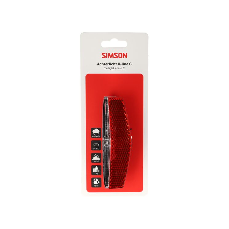 Load image into Gallery viewer, Simson aurora achterlicht x-line c