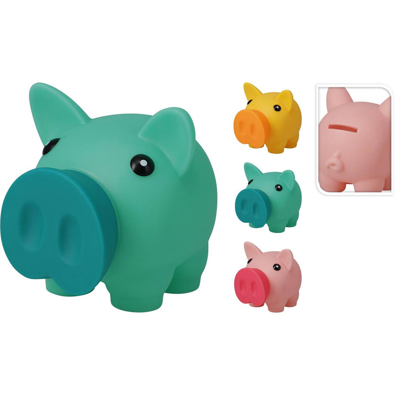 Chargez l'image dans la visionneuse de la galerie, Spaarvarken pvc 13x12x10,5 3ass kleur