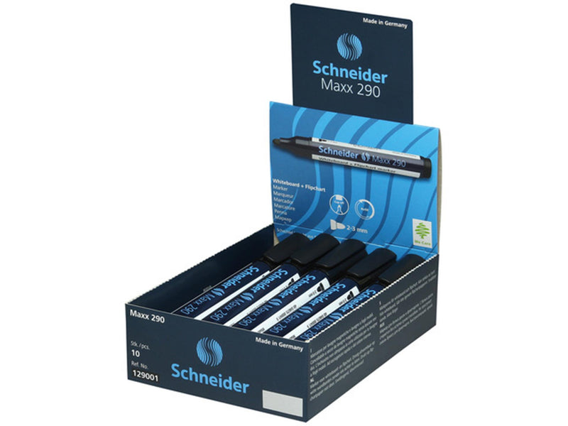 Load image into Gallery viewer, Schneider whiteboardmarker zwart 10st