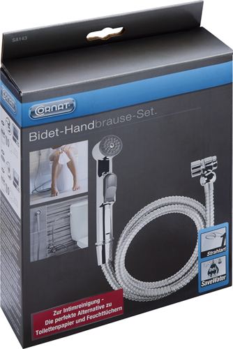 Afbeelding laden in galerijviewer, Cornat bidet-doucheset compleet 1 2 ch - sa143