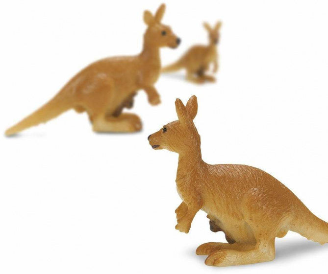 Load image into Gallery viewer, Safari Kangoeroes speelset 2,5 cm bruin 192-delig