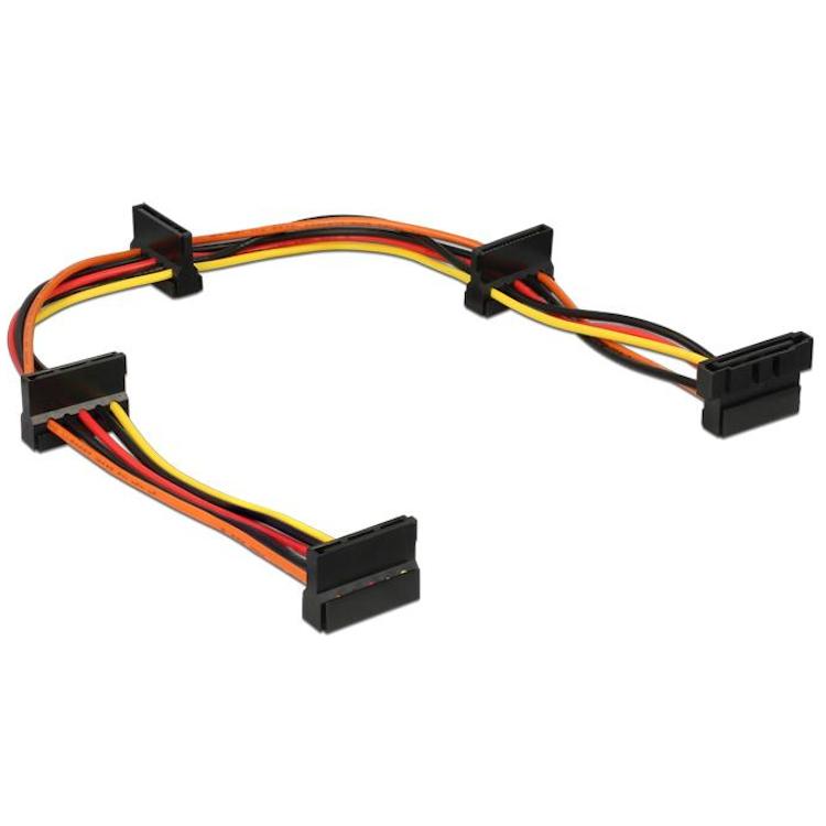Load image into Gallery viewer, Sata stroomkabel