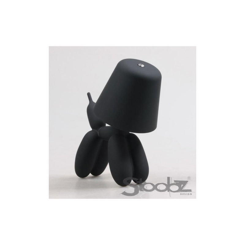 Cargue la imagen en el visor de la galería, Stoobz design led tafellamp ballon hond zwart 16x10x18cm