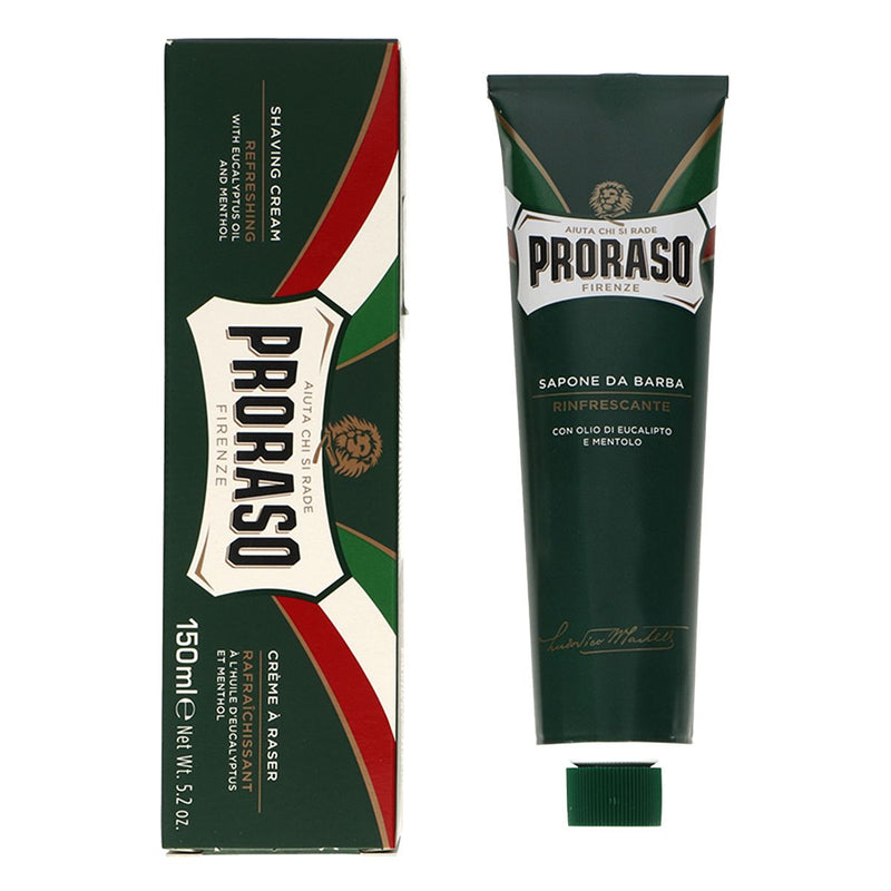 Afbeelding laden in galerijviewer, Proraso scheercrème eucalyptus menthol tube 150ml